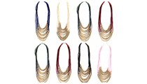 Necklaces Leather String Multi Seeds